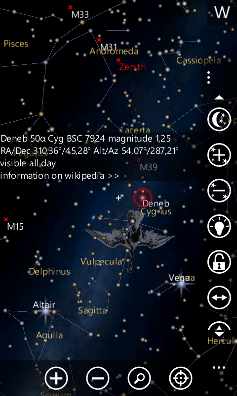 SkyMap - Star Information