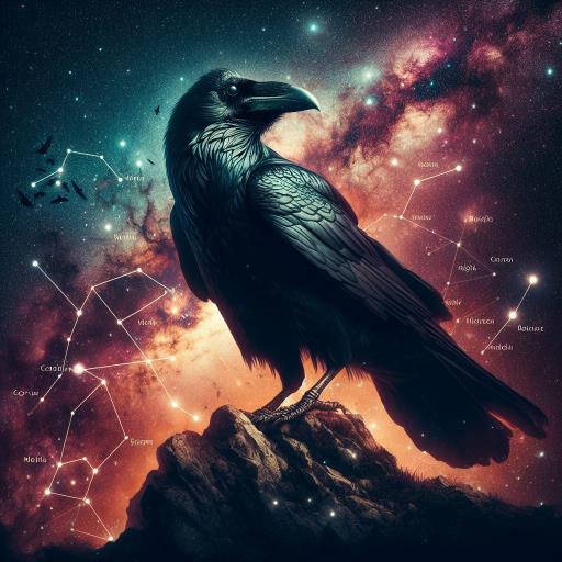 constellation Corvus art