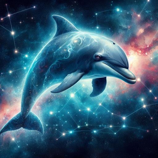 constellation Delphinus art