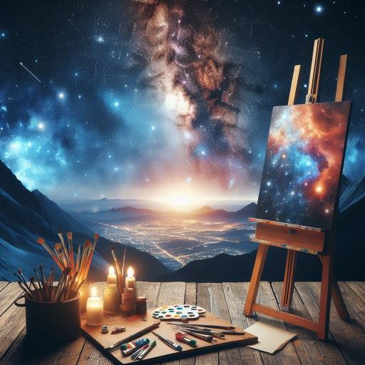 constellation Pictor art