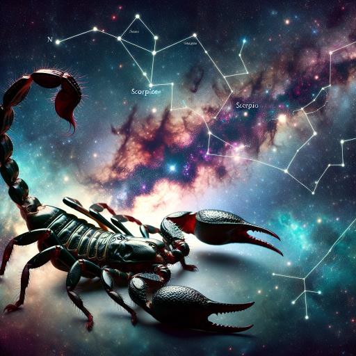 Scorpius image (Star Map)